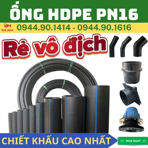 Ống nhựa HDPE với chỉ tiêu cường độ kéo cao là lựa chọn tối ưu cho nhiều dự án địa kỹ thuật.